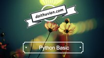 Hướng Dẫn Python Basic Bài 005 - Comments