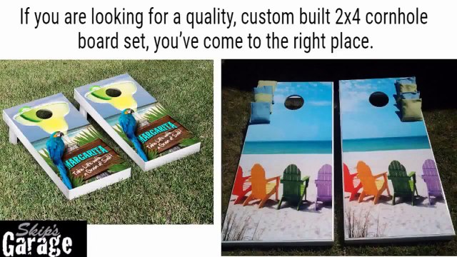 Tailgate Toss Boards | Custom Bean Bag Toss Boards by Skip's Garage