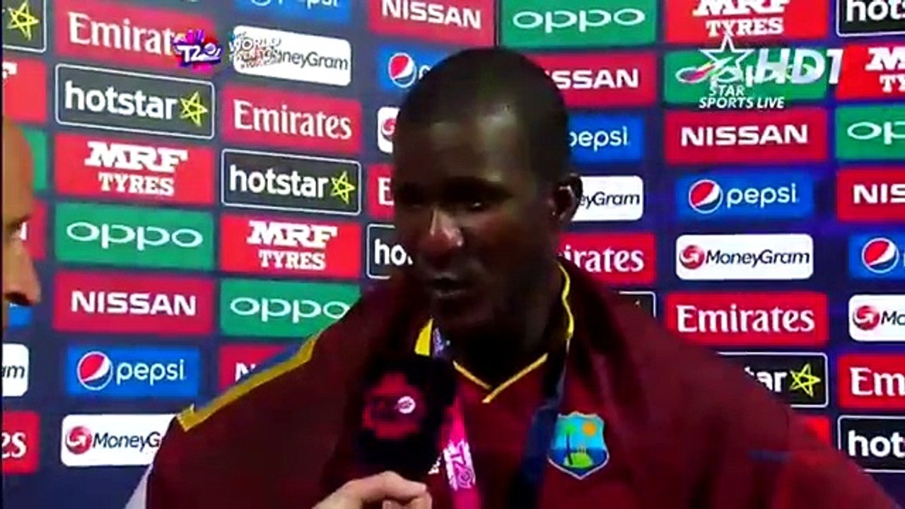 Darren Sammy's Speech at the T20WC_2016 Final Presentation Ceremony