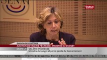 Valérie Pécresse, ex-ministre du Budget, auditionnée en avril 2012 par la commission d'enquête du Sénat sur l'évasion fiscale