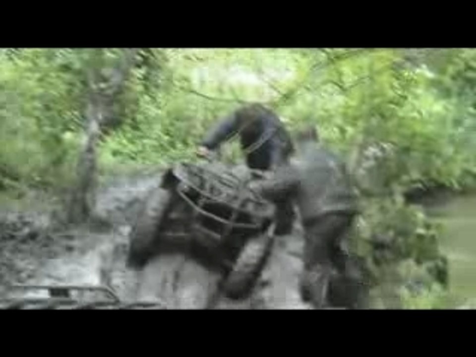 Quad - bourbier passage impossible