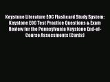 PDF Keystone Literature EOC Flashcard Study System: Keystone EOC Test Practice Questions &