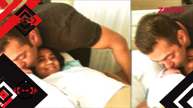 Salman Khan & Sanjay Dutt meet Arpita Khan's baby - Bollywood News - #TMT