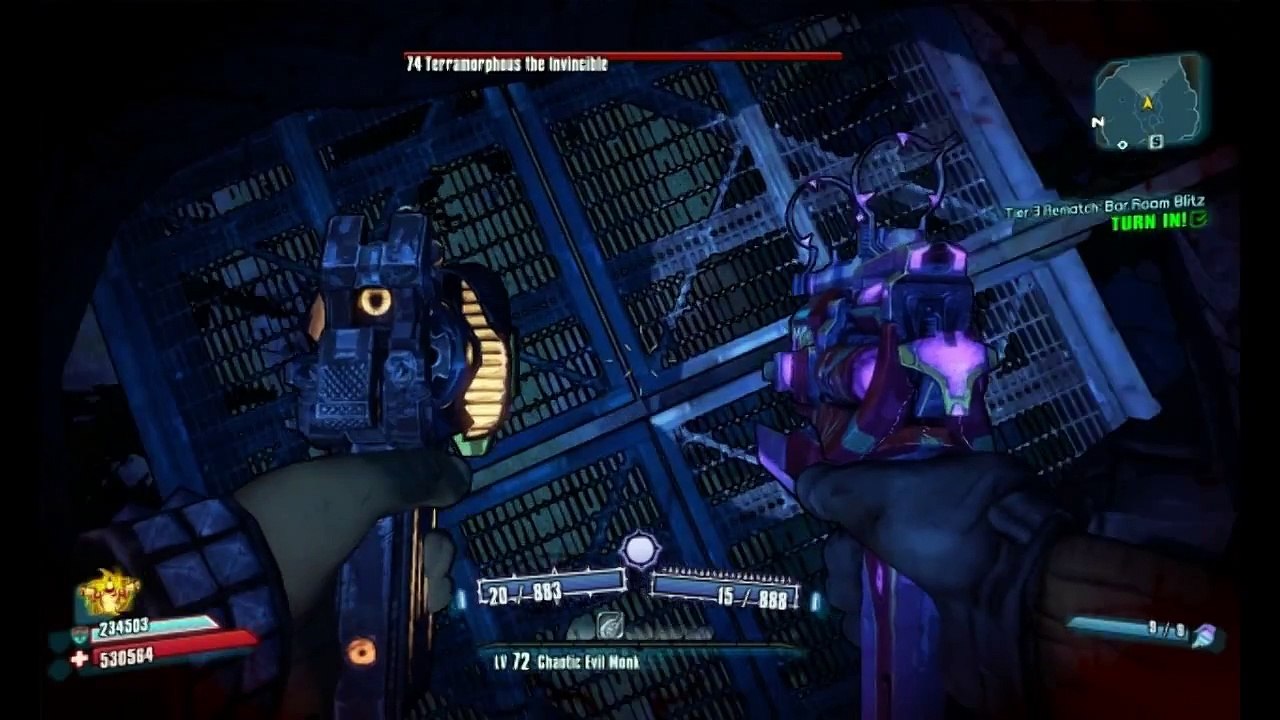Borderlands 2 Salvador Solo Terramorphous One Shot Kill Video Dailymotion