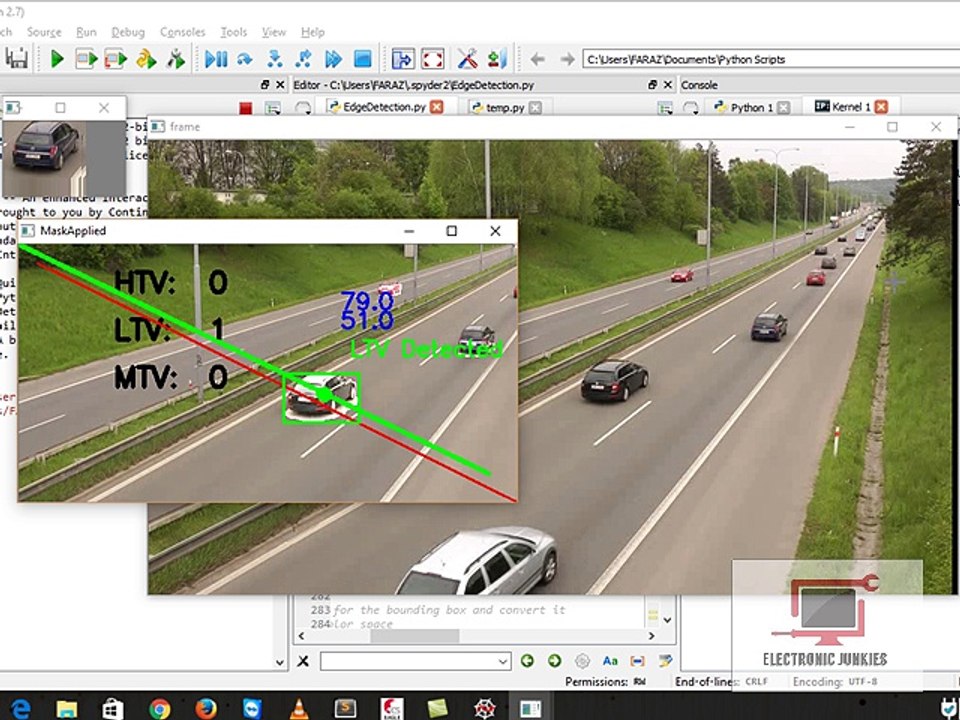 Traffic Congestion Analysis Using OpenCV (Python)