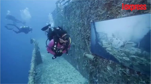 Floride: une exposition de photos à 27 mètres de profondeur
