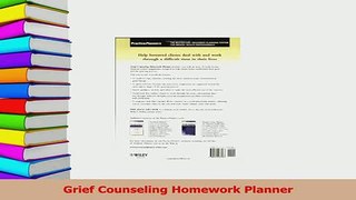 Read  Grief Counseling Homework Planner Ebook Free