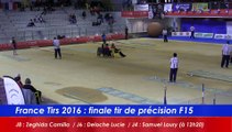 Finale tir de précision F15, France Tirs, Sport Boules, Dardilly 2016