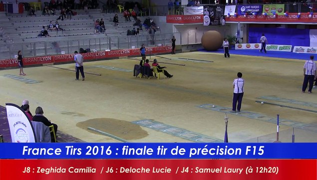Finale tir de précision F15, France Tirs, Sport Boules, Dardilly 2016