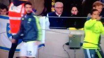 Isco,James,Jese and Vazquez Celebrating Cristiano Ronaldo goal vs FC Barcelona
