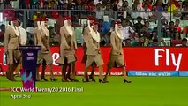 Emirates Cabin Crew demonstrates how to safely celebrate the final of WT20 at Kolkata...