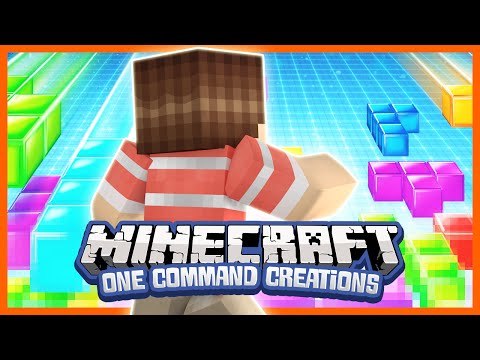 Tetris in Vanilla Minecraft - One Command Creations (One Command Tetris)
