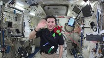 Paxi on the ISS: How to brush your teeth in space!