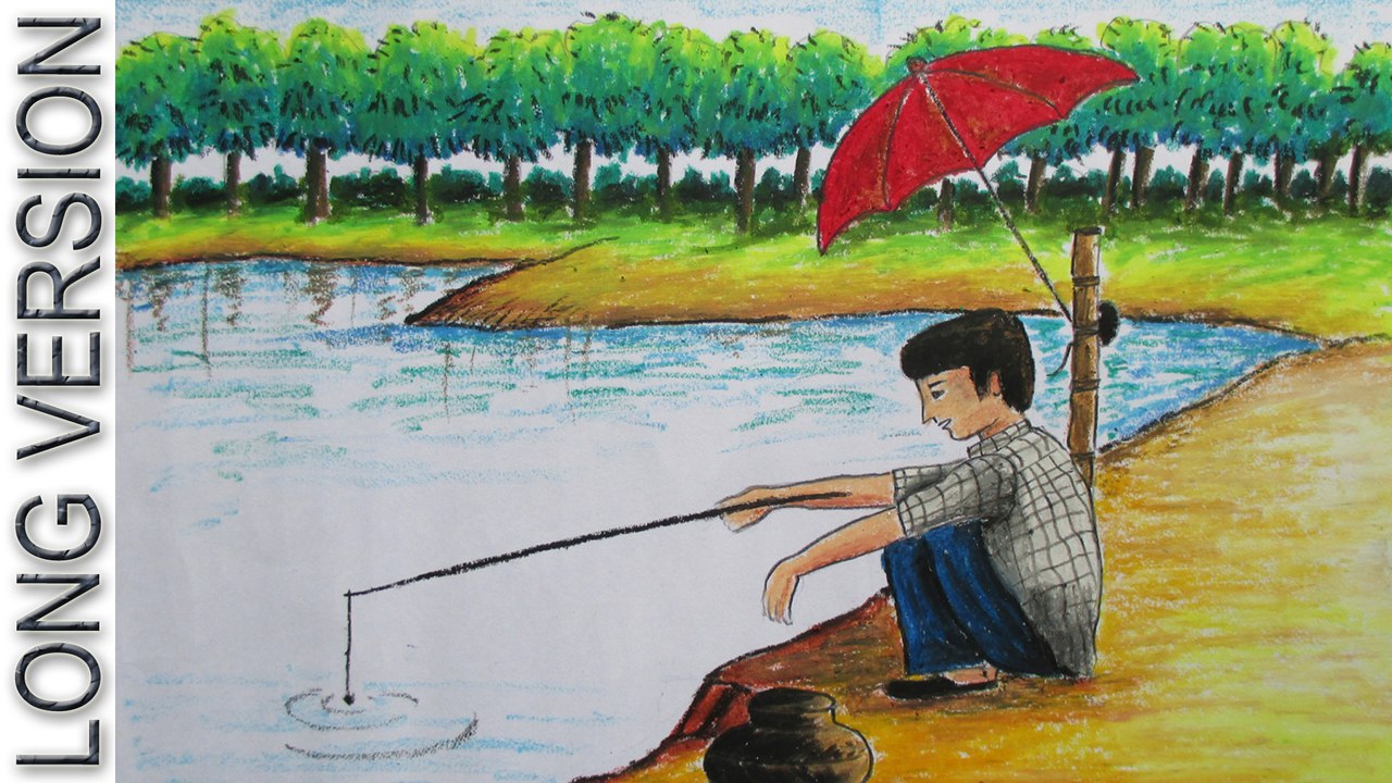 How to Draw Fishing [LONG VERSION]