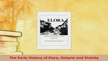 PDF  The Early History of Elora Ontario and Vicinity Free Books