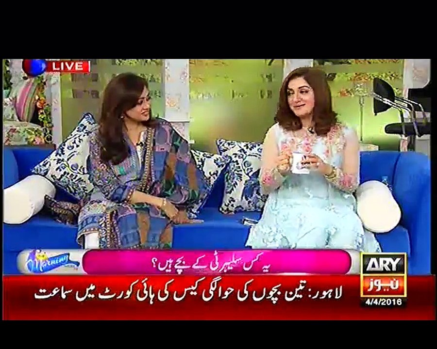 The Morning Show with Sanam Baloch in HD – 4th April 2016 P2