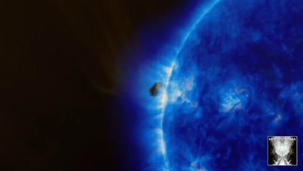 UFO News Massive UFO Exits The Sun And Leaves Huge Plasma Burst Behind.