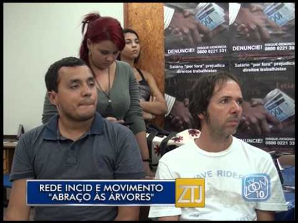 12-03-2015 - ABRAÇO ÀS ÁRVORES - ZOOM TV JORNAL