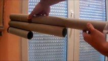 How to make a rifle from the toilet papira Kako napraviti pusku od WC papira_