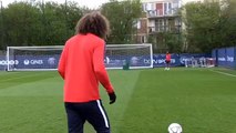 David Luiz et Lucas au défi de la poubelle ! (Instagram)