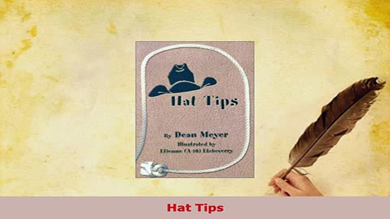 PDF  Hat Tips Download Online