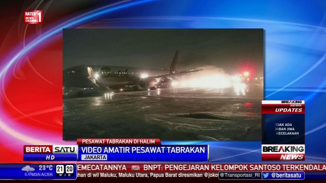 Breaking News: Pesawat Batik Air Bertabrakan dengan Trans Nusa