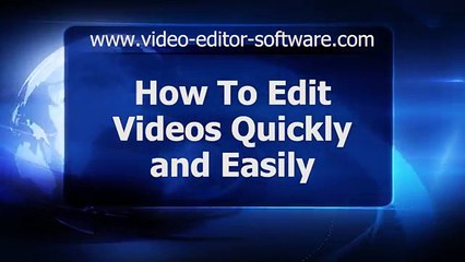 How To Edit Videos Quickly and Easily - 2016 HD