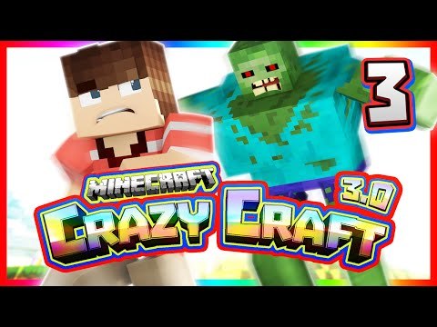 Minecraft Crazy Craft 3.0 - Ep 3 - MUTANT CREATURES! NEW BOSSES! CANDY SPRINKLES!