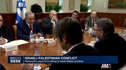 Netanyahu says he is willing to meet Abbas anytime