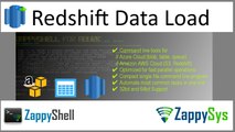 Load data into Redshift using ZappyShell Command Line tools