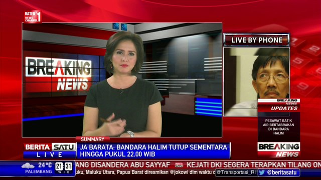 Bandara Halim Perdanakusuma Ditutup Sementara