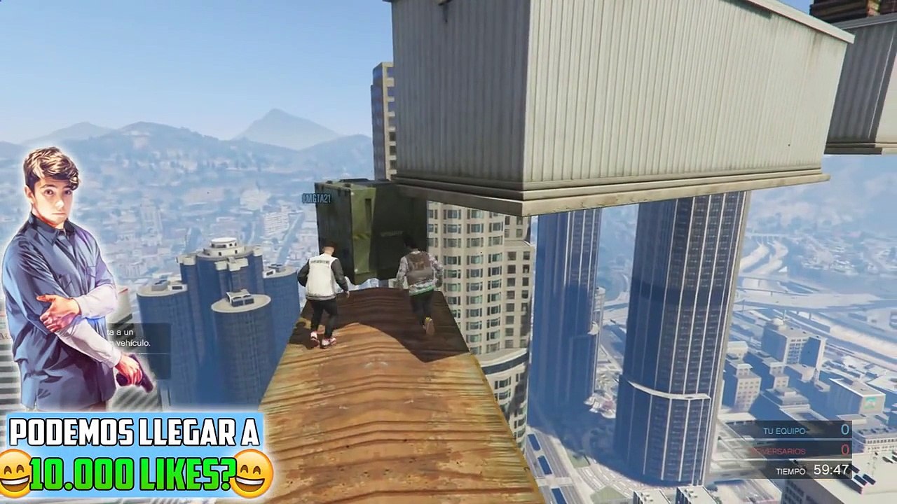GTA V ONLINE PARKOUR EXTREMO PARED IMPOSIBLE