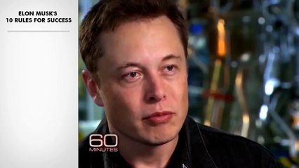 Elon Musk's Top 10 Rules For Success
