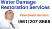 Water Damage Restoration in Palm Beach Gardens, South Florida