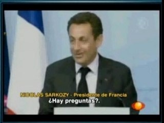 Sarko vu par la télé mexicaine