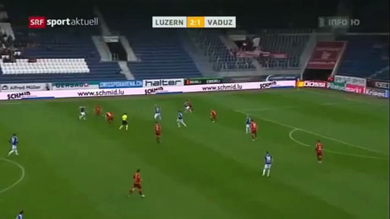FC Luzern 3:1 FC Vaduz Runde 26 2015/16