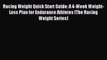 Read Racing Weight Quick Start Guide: A 4-Week Weight-Loss Plan for Endurance Athletes (The