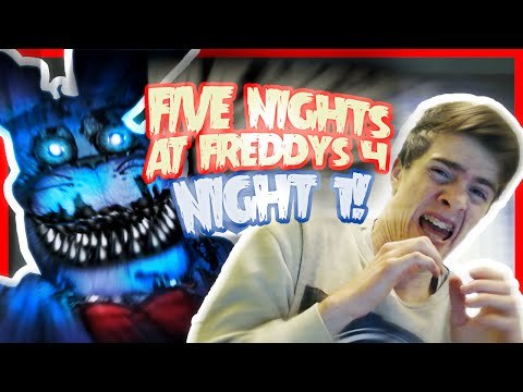 FNAF 4 Night 1 - Five Nights at Freddy's 4 Gameplay Part 1 (FNAF 4 Ep 1)