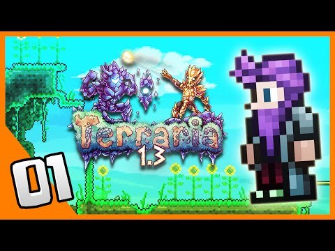 Terraria 1.3 Ep 1 - EXPERT MODE!!! (Terraria 1.3 Gameplay Part 1)