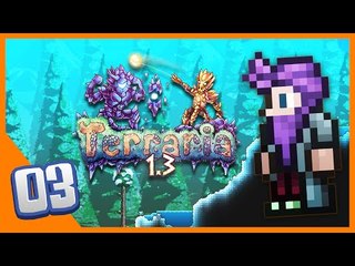 Terraria 1.3 Ep 3 - "NEW BIOME!!" (Terraria 1.3 Expert Mode)