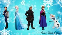 Frozen Elsa and Anna Finger Family Nursery Rhymes