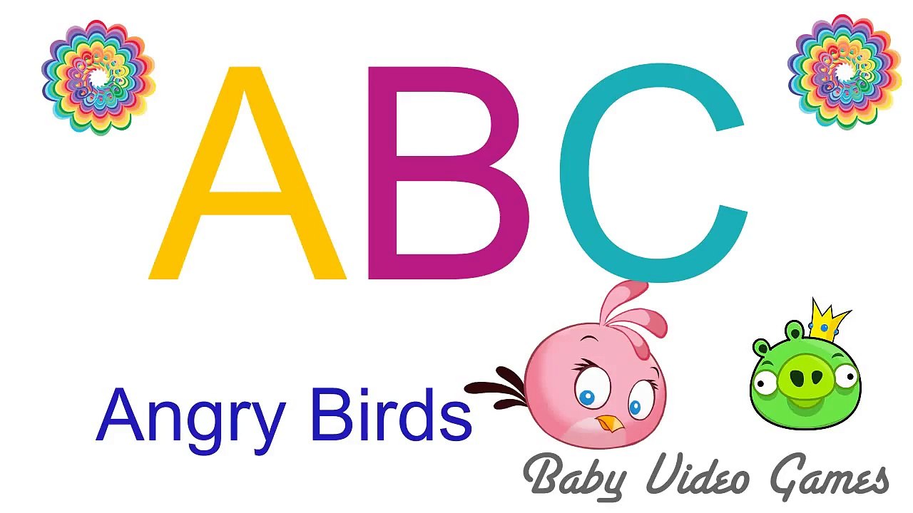 Angry Birds ABC Song Rhyme