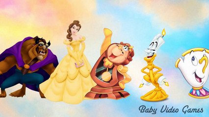 Beauty and Beast Daddy Finger Family Kids Song