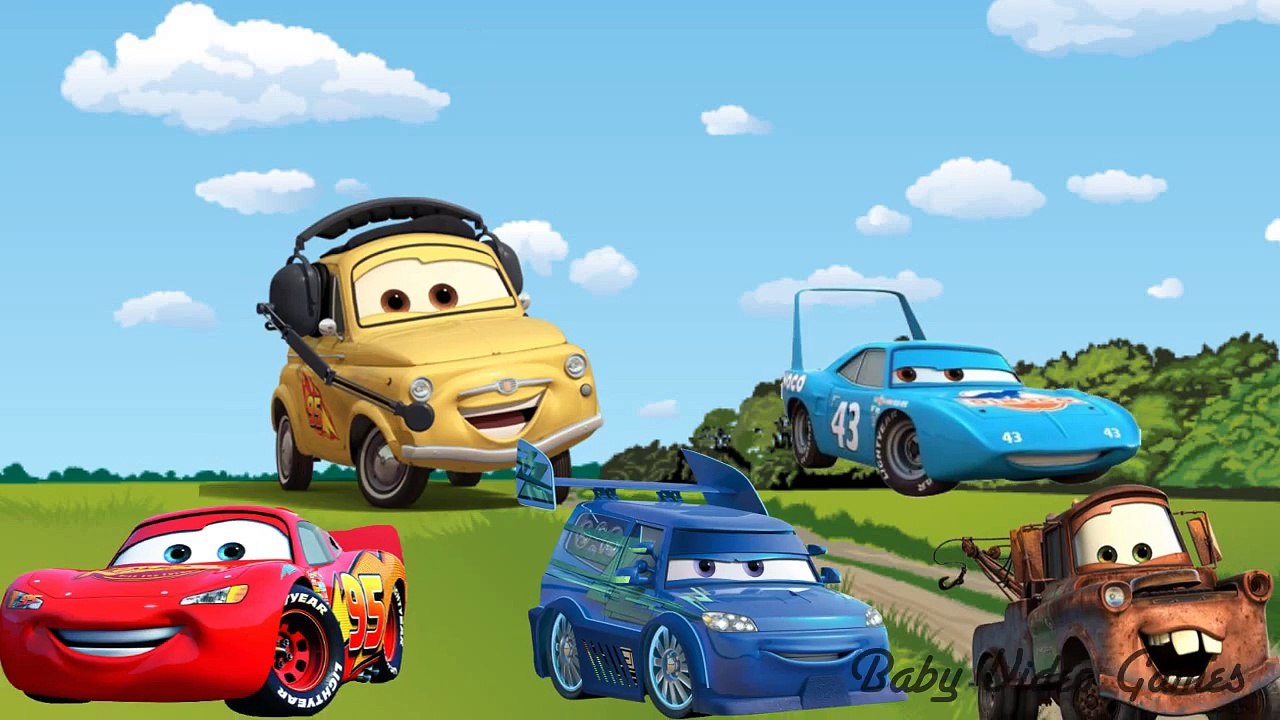 Cars Finger Family Kids Song Nursery Rhymes