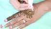 How To Make Easy Henna Mehendi Design For Beginners - Step By Step I Henna Tutorial  I easy mehndi design for beginners I Simple Pretty Indian Henna 2016