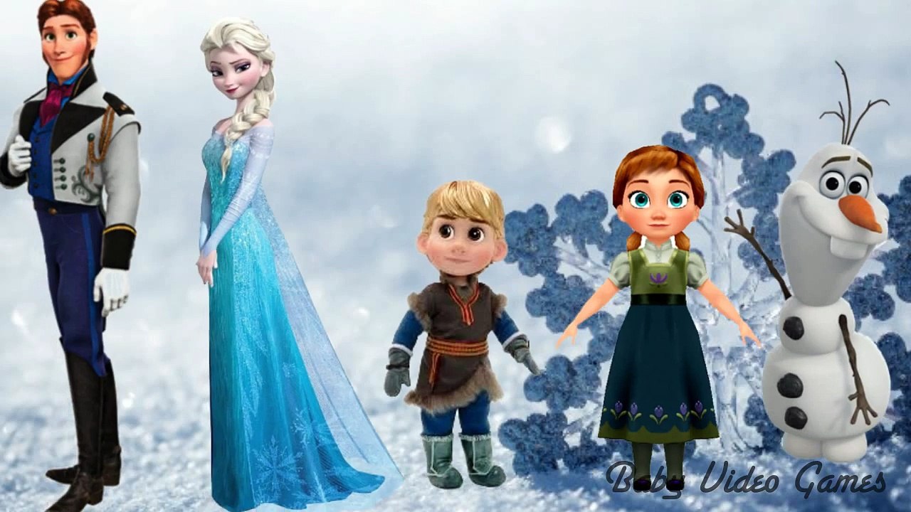 Disney Frozen Nursery Rhymes Finger Family