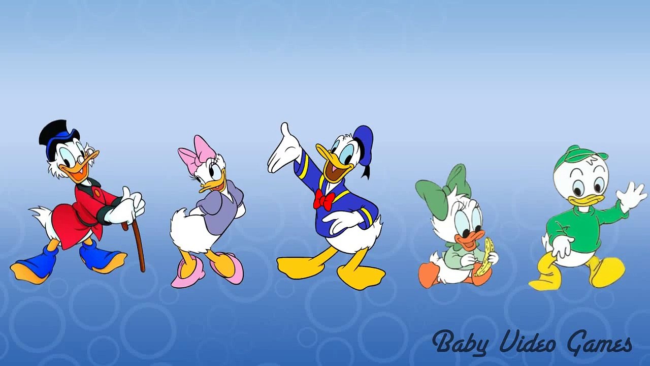 Donald Duck Finger Family Nursery Rhymes Kids Song