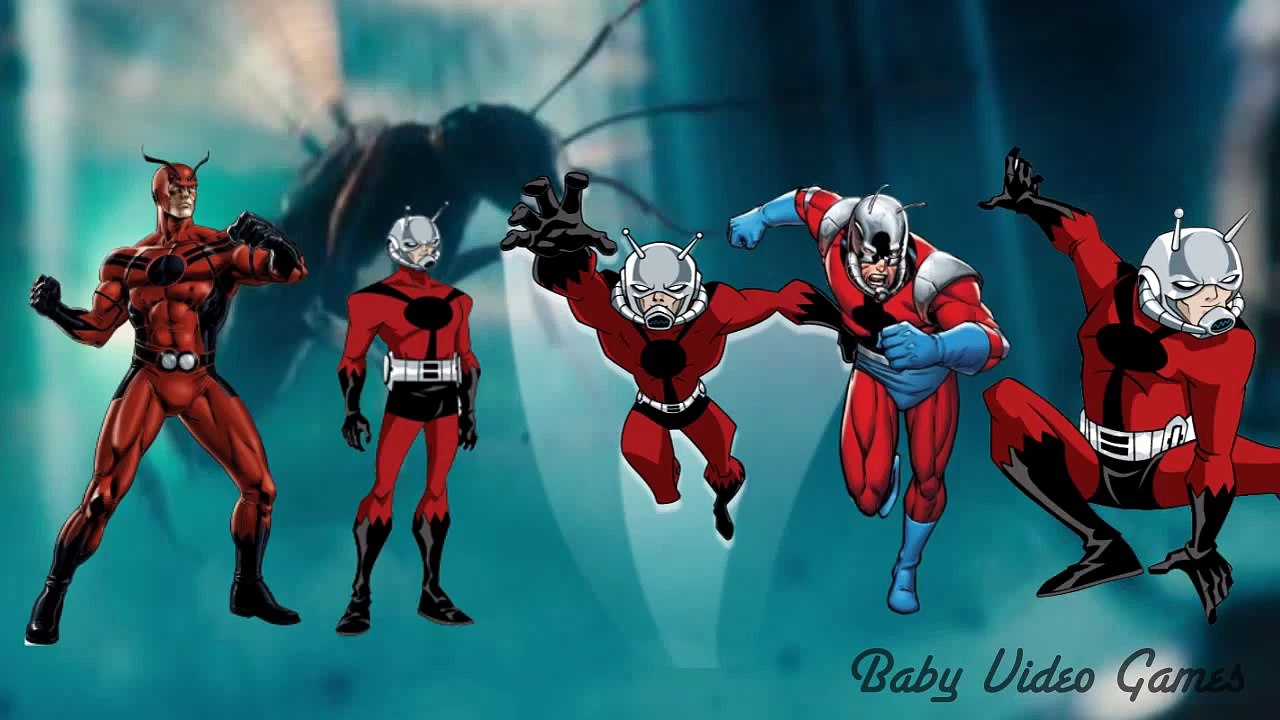 Finger Family Ant Man Superhero Song for Kids