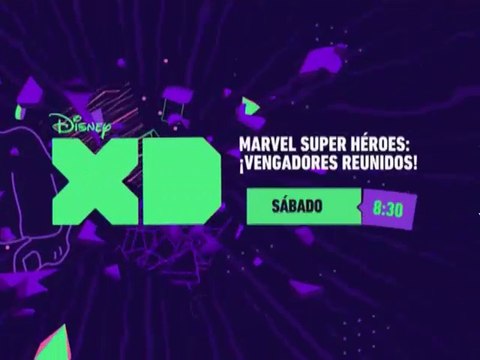 PROMO MARVEL SUPER HÉROES: ¡VENGADORES REUNIDOS! (PODER MARVEL - 9-4-2016) EN DISNEY XD - NUEVO LOGO