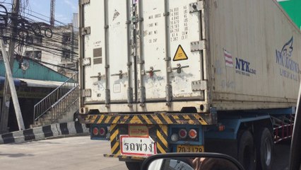 Semi Truck Stuck Under a Bridge